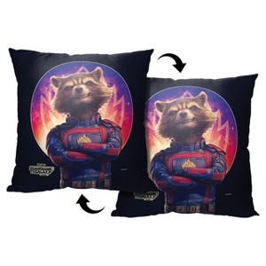 Marvel Guardians Of The Galaxy 3 Rocket Raccoon Throw Pillow 18x18 Inches - 1 of 3