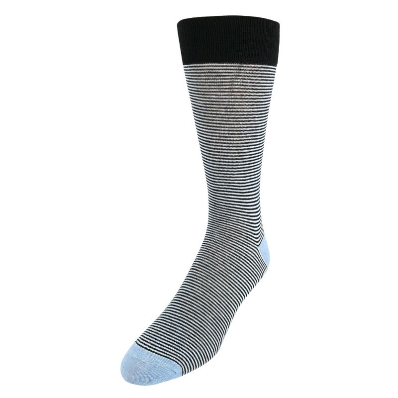 CTM Men's Pattern Novelty Crew Socks (3 Pair Pack), 2 of 5