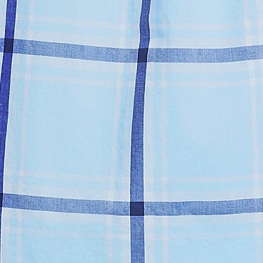 light blue sky/cobalt plaid