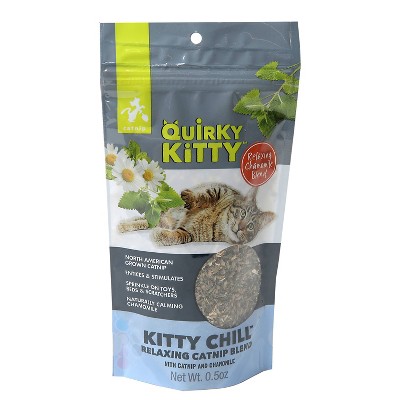 Quirky Kitty Kitty Chill North American Catnip with Chamomile Blend Cat Treats - 0.5oz