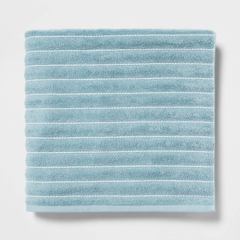 Sticky Toffee Blue Hand Towels Set for Bathroom, Oeko-Tex Terry