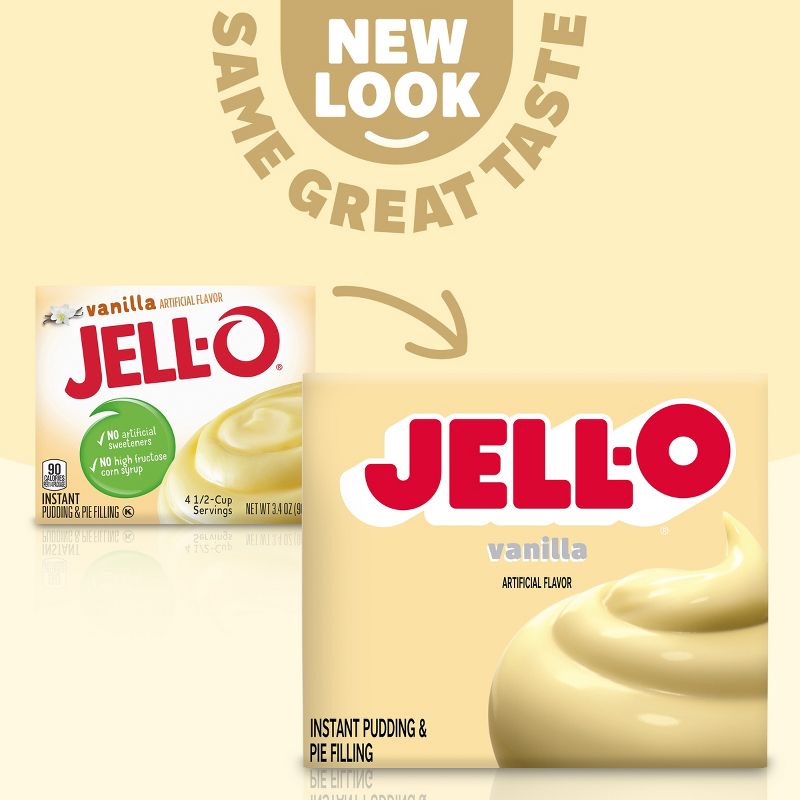 JELL-O Instant Vanilla Pudding &#38; Pie Filling - 3.4oz, 3 of 18