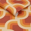 Nicole Miller Retro Geo Clay and Turmeric Peel & Stick Wallpaper - 3 of 4