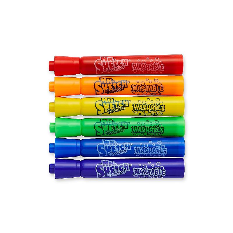 Mr. Sketch Scented Washable Markers Chisel Pt 6/ST Ast 1924009, 2 of 7