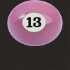 Rerun Island Women's 13 Ball Pink Short Sleeve Graphic Cotton T-Shirt - Black S - 2 of 4