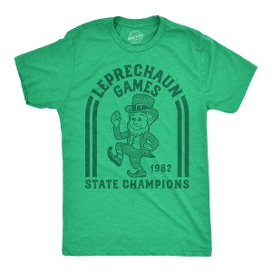 Mens Funny T Shirts sprite Games State Champs Sarcastic St Patricks Day Novelty Tee For Men - Crazy Dog Men's T Shirt - 1 of 4