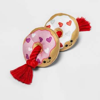 10.5" Donuts On Rope Dog Toy - Boots & Barkley™