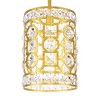 CWI Lighting Belinda 1 Light Pendant With Champagne Finish - 3 of 4