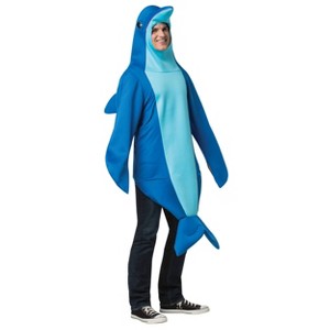Imposta Costumes Adult Dolphin Costume Bodysuit Blue XL - 1 of 1