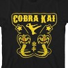 Cobra Kai Double Yellow Cobra Youth Boy's Black T-Shirt - image 2 of 3