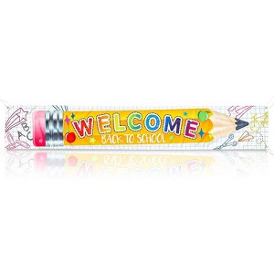 Bright Creations Large Welcome Back to School Banner for Classroom Decorations (19 x 119 in) - 1 of 4