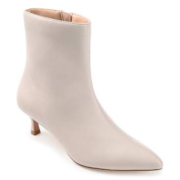 Journee Collection Womens Arely Tru Comfort Foam Pointed Toe Kitten Heel Ankle Booties