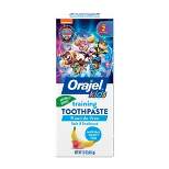 Orajel Kids Paw Patrol Fluoride-Free Training Toothpaste Fruity Fun - 1.5oz