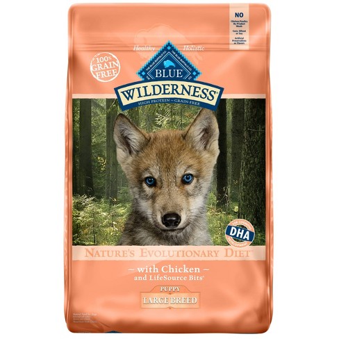 Blue Buffalo Wilderness Large Breed Puppy Chicken Dry Dog Food - 24lb