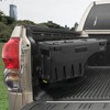 VEVOR Truck Bed Storage Box, Lockable Lid, Waterproof ABS Wheel Well Tool Box 6.6 Gal/20 L with Password Padlock, Black - 2 of 4