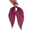 Unique Bargains Fashion Solid Triangle Ribbon Hair Elastic Band 1 Pc - 4 of 4