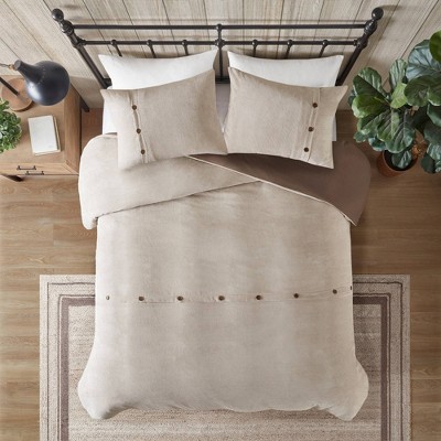 Madison Park Dallas Corduroy Duvet Cover Set