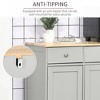 Sideboard Buffet Cabinet with Drawers, Kitchen Cabinet, Coffee Bar Cabinet - 4 of 4