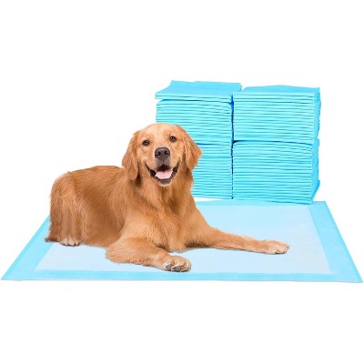 Gsluuk Super Absorbent Waterproof Dog and Puppy Pet Training Pad, Housebreaking Pet Pad,Blue (22"x22" (50PCS))
