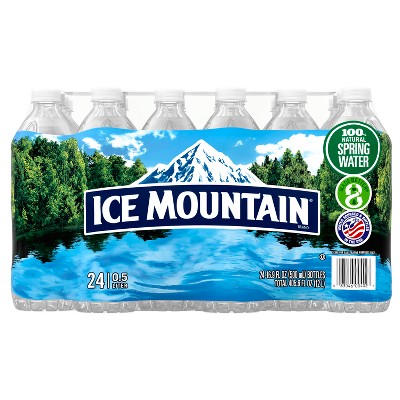 Ice Mountain Brand 100% Natural Spring Water - 24pk/16.9 fl oz Bottles