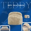 HomeStock Teddy 2-in-1 Foam Bean Bag Chair / Pillow - 3 of 4