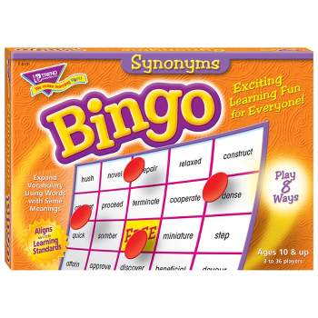 TREND Synonyms Bingo Game