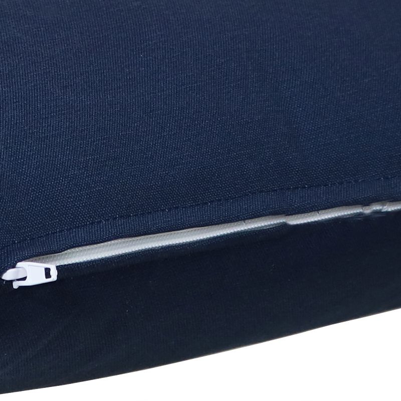 Sunnydaze Indoor/Outdoor Weather-Resistant Polyester Lumbar Decorative Pillow with Zipper Closure - 2pk, 4 of 8