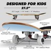 Magneto Skateboard | Maple Wood | ABEC 5 Bearings | Double Kick Concave Deck | For Beginners, Teens & Adults (Monster Pile) - 4 of 4