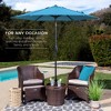 Best Choice Products 7.5ft Heavy-Duty Outdoor Market Patio Umbrella w/ Push Button Tilt, Easy Crank - 3 of 4