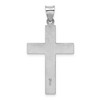 Black Bow Jewelry Rhodium Plated Sterling Silver Solid Latin Cross Pendant, 20 x 38mm - 3 of 4