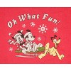 Seven Times Six Disney Men's Mickey Mouse Minnie Pluto Christmas Fun Adult T-Shirt Red - 2 of 3