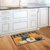 Briarwood Lane Fall Doormat 30x18 Indoor Outdoor Checkered Pumpkins Autumn For Fall Doormat - 4 of 4