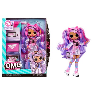 L.o.l. Surprise Omg Ace Fashion Doll With 15 Surprises Gaming Themed Fashions And Accessories Ages 4 Target