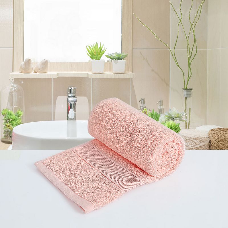 PiccoCasa Hand Towels 100% Cotton Soft Towel Set Hotel Spa Quality Towels 2 Pcs, 2 of 8