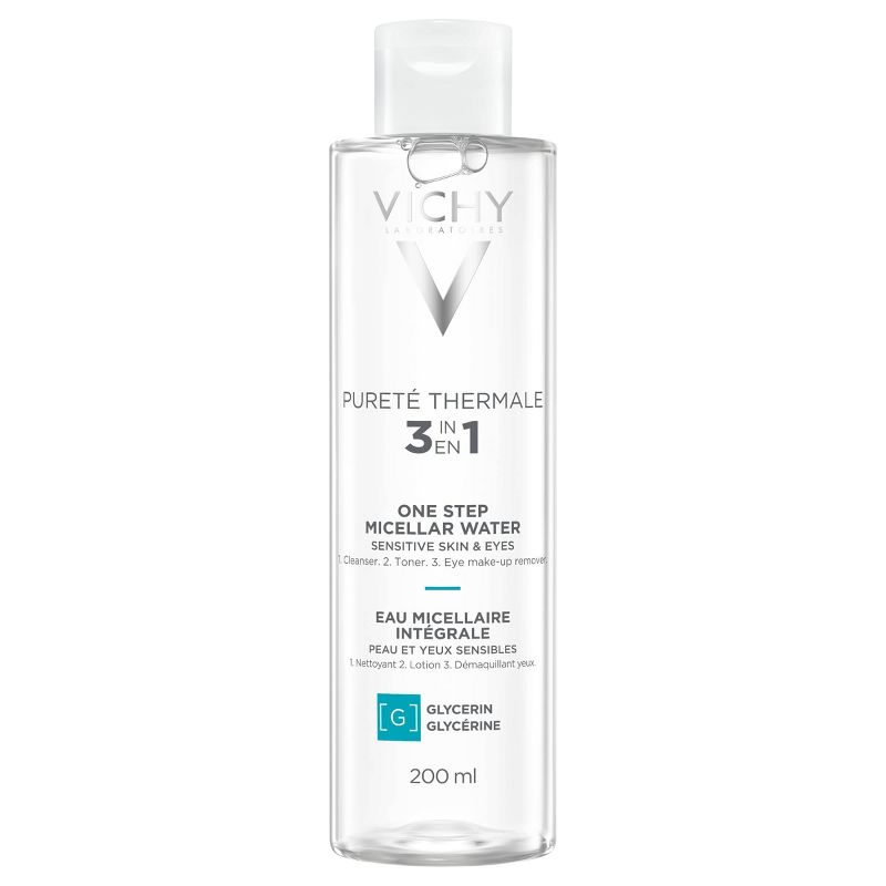 Vichy Puret&#233; Thermale Mineral Micellar Water for Sensitive Skin - Unscented - 6.7 fl oz, 1 of 9