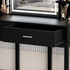 Aheaplus Makeup Vanity with Mirror and Lights - 3 of 4