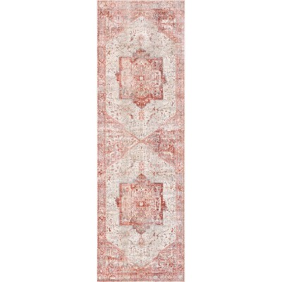 Nuloom Harriet Vintage Medallion Fringe Indoor Area Rug