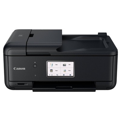 Canon PIXMA TR8620 All-In-One Printer For Home Office with Copier, Scanner, Fax, Photo and Document Printing and Mobile Printing - Black