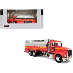 Peterbilt 385 Fuel Truck Red "Los Angeles County Fire Department" 1/64 Diecast Model by SpecCast - 1 of 3