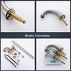 LOVMOR Brushed Nickel Widespread Bathroom Faucet - 2 of 4