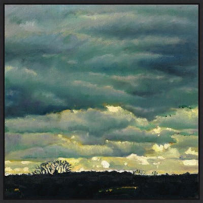 Amanti Art Light burst by Helen White Canvas Wall Art Print Framed 22 x 22-in.