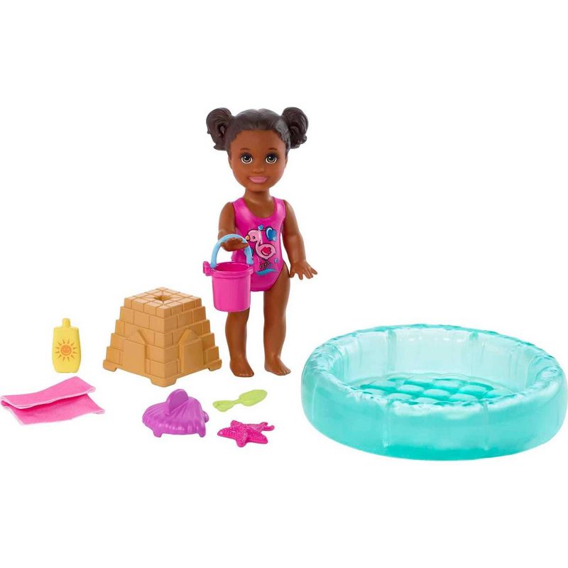 Barbie Skipper Babysitters Inc Doll Set with Pool, 3 of 6