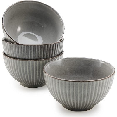 American Atelier Large Pasta Bowls, 42 Oz Wide Shallow Stoneware