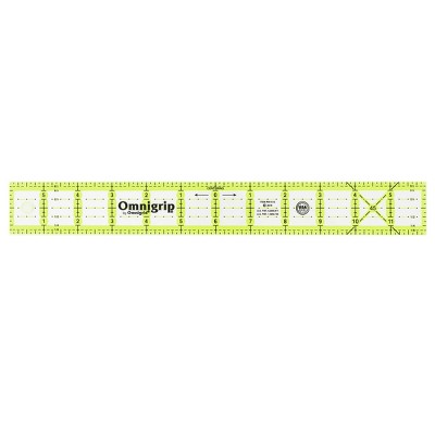 Omnigrid 2-1/2 x 8 Ruler Clear Quilting and Sewing Ruler