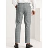 Lars Amadeus Men's Plaid Pattern Slim Fit Stretch Flat Front Skinny Trousers Dress Pants - 3 of 4