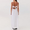 Clotth Women's Long Dress Sleeveless Spaghetti Strap Maxi Dress V Neck Tie Slightly transparent dress Cami Dress Backless Party Wedding Dress - 2 of 4