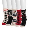 Muk Luks Women's 5 Pack Heat Retainer Sock - 2 of 3