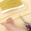 Gimp Braid Trim, 27 Yards Gold and Silver Metallic Edge Woven Trim, Curtain Slipcover Costume Decoration Sewing DIY Craft - 4 of 4