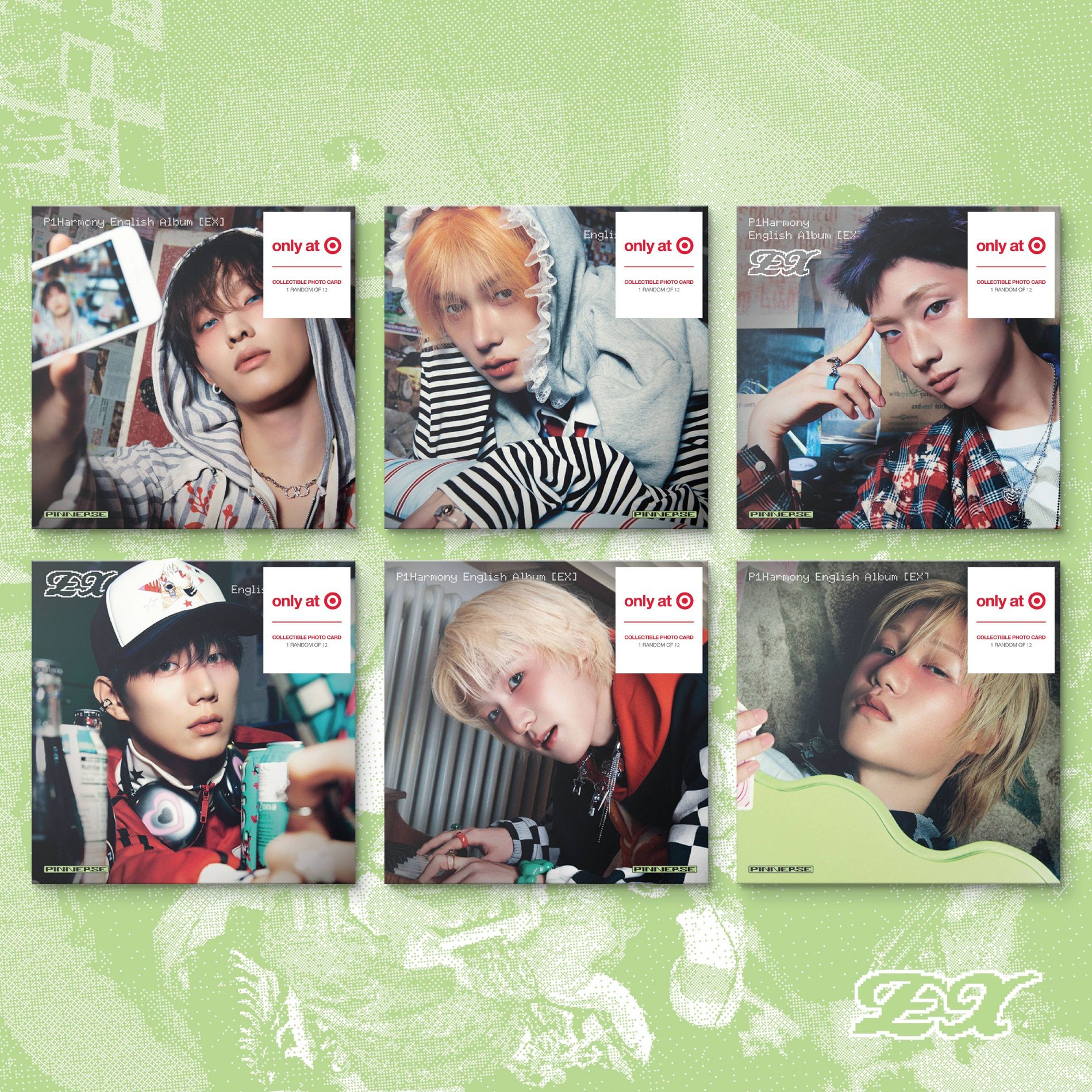 P1Harmony - EX (Member Compact Ver.) (Target Exclusive, CD)