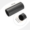 Unique Bargains Water Plumb DIY Crafts High Impact Rigid Round Pipes 8" Length ID 3.2" OD 3.54" Light Grey - 2 of 4